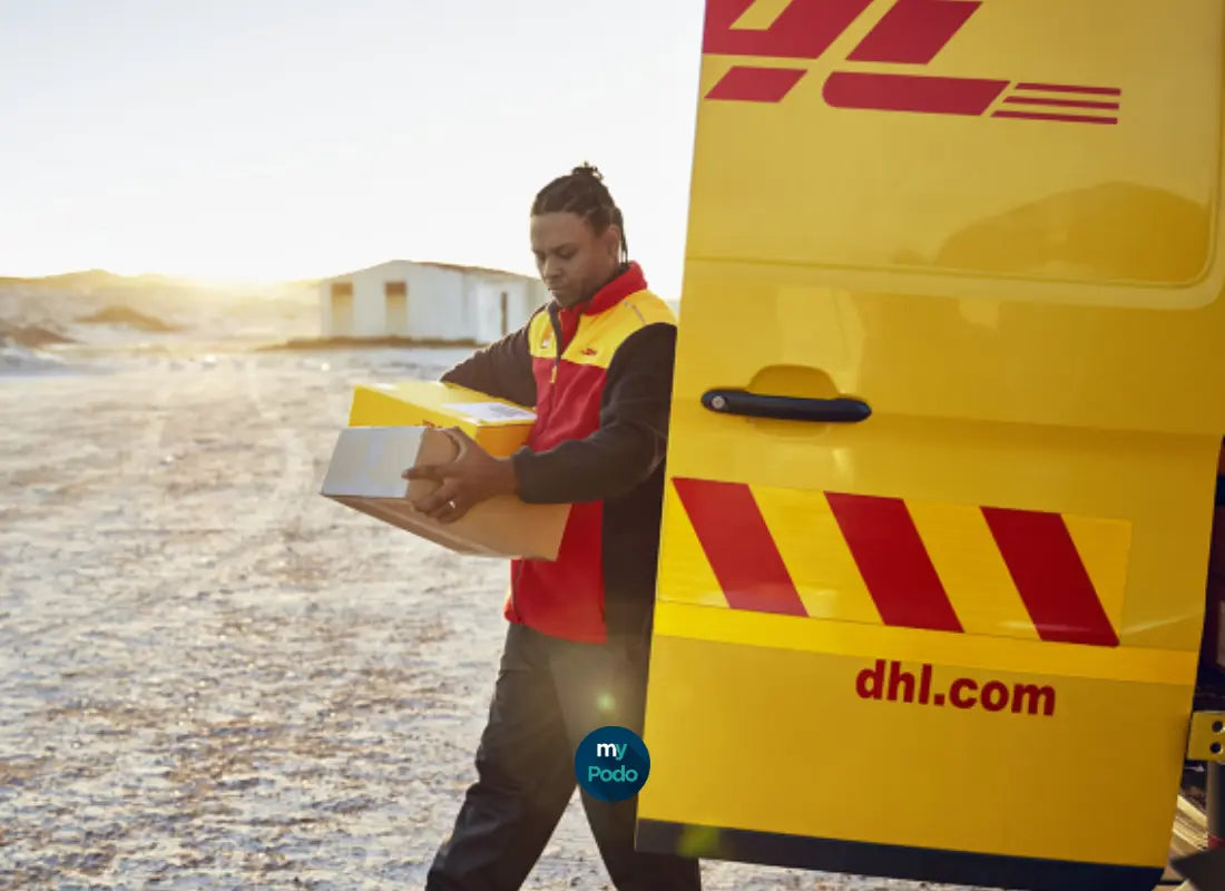 Nouveau : Livraison dans le monde entier avec DHL Express sur My Podologie - My Podologie