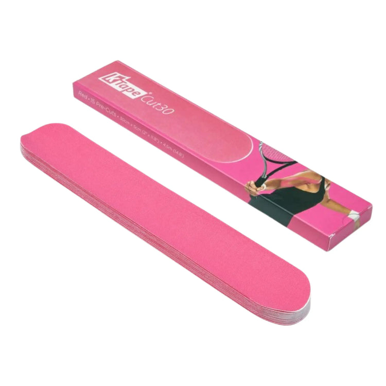 15 Bandes taping prédécoupées - 30 cm - K-Tape Cut K-Tape  Fuchsia