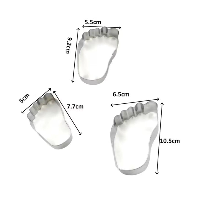 3 Emporte pièces Pied pour Biscuits et Gâteaux - My Podologie My Podologie 