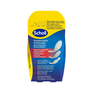 5 Pansements Mix Hydrocolloïdes Talons/Orteils - Scholl Scholl 