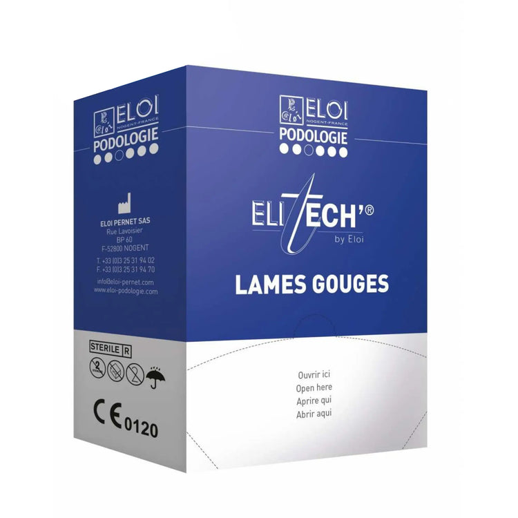 500 lames de gouges N°1 - Elitech by Eloi Eloi Podologie 