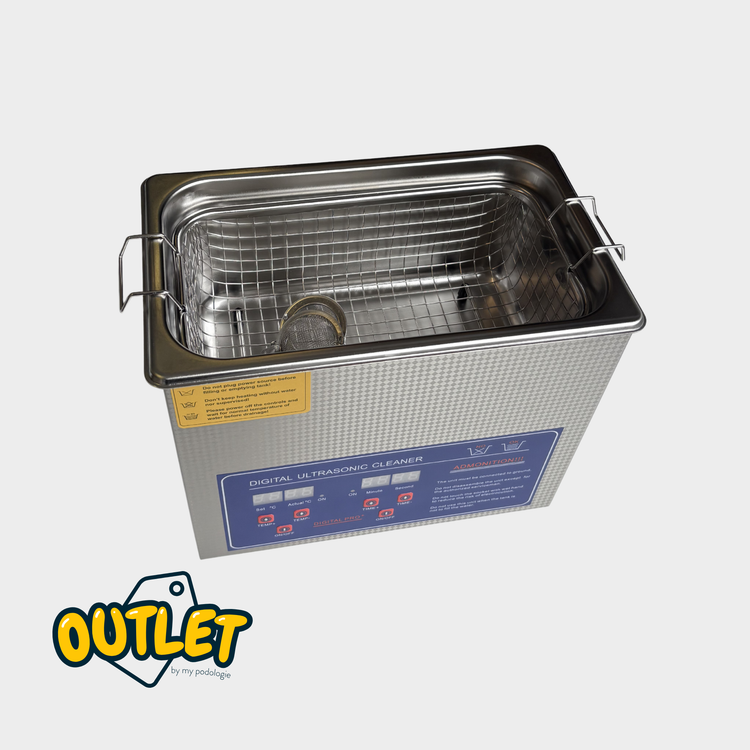 Bac à ultrasons en acier inoxydable - 3L // Défaut (livré sans carton) My Podologie 