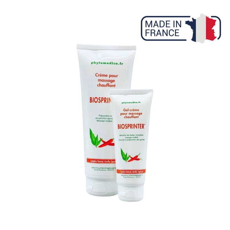 Biosprinter ® - Heating massage cream - 2 capacities - Phytomedica - My Médical