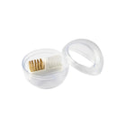 Brush for cleaning strawberries in dust ball - removable cover