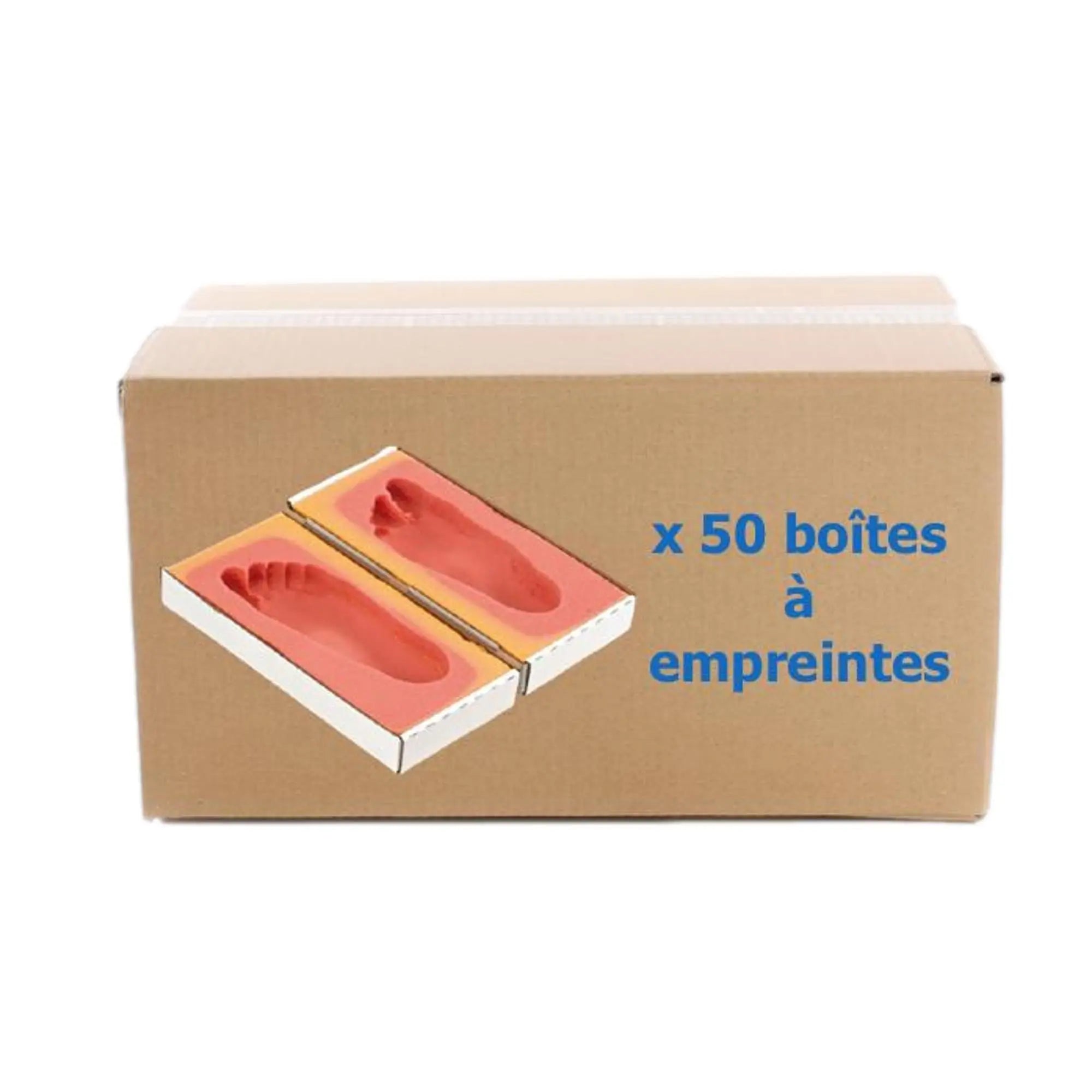 Carton de 50 boîtes à empreintes My Podologie 