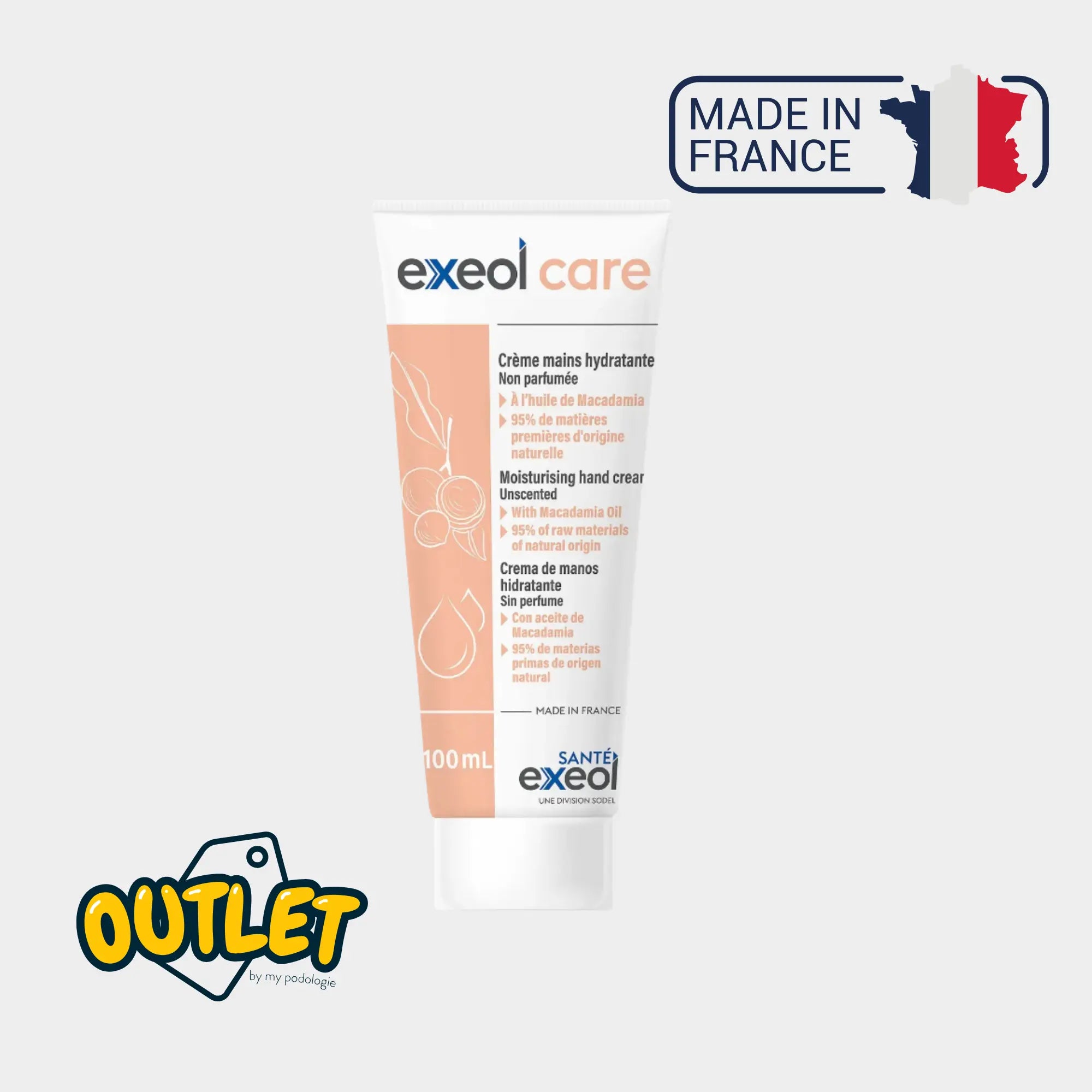 Moisturizing hand cream - 100 ml - Exeol Care - Sodel // Outdated date Exeol 