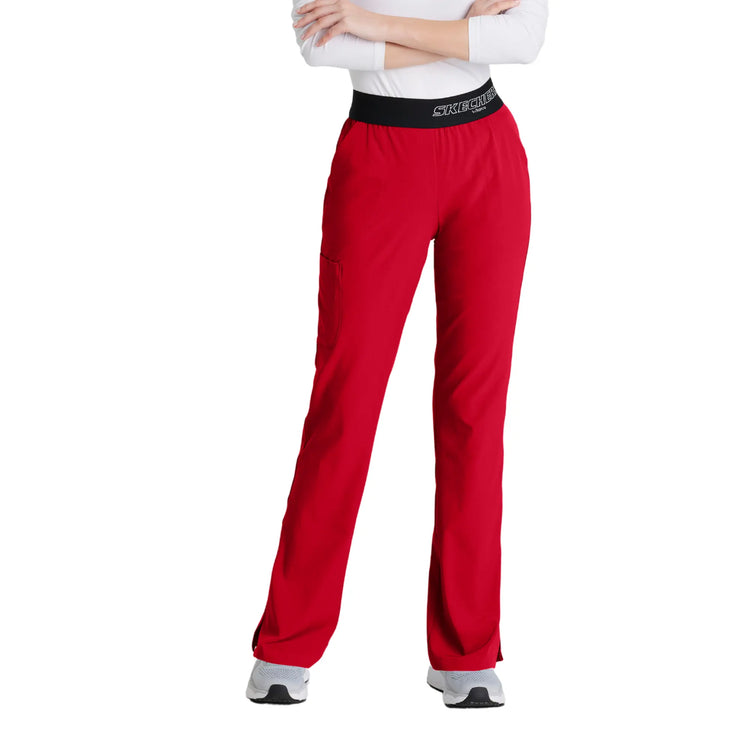 Dazy - Pantalon médical avec élastique - Femme - Skechers SKECHERS  Rouge / XL