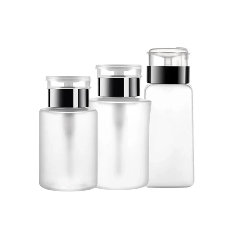 Flacon plastique distributeur à pompe pour liquide - 3 formats disponibles My Podologie 