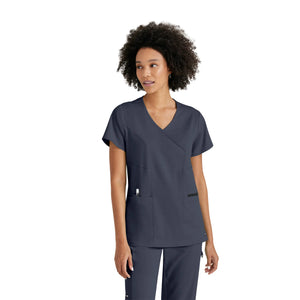 Kim - Tunique col V croisé - Femme - Grey’s Anatomy Stretch Grey’s Anatomy 