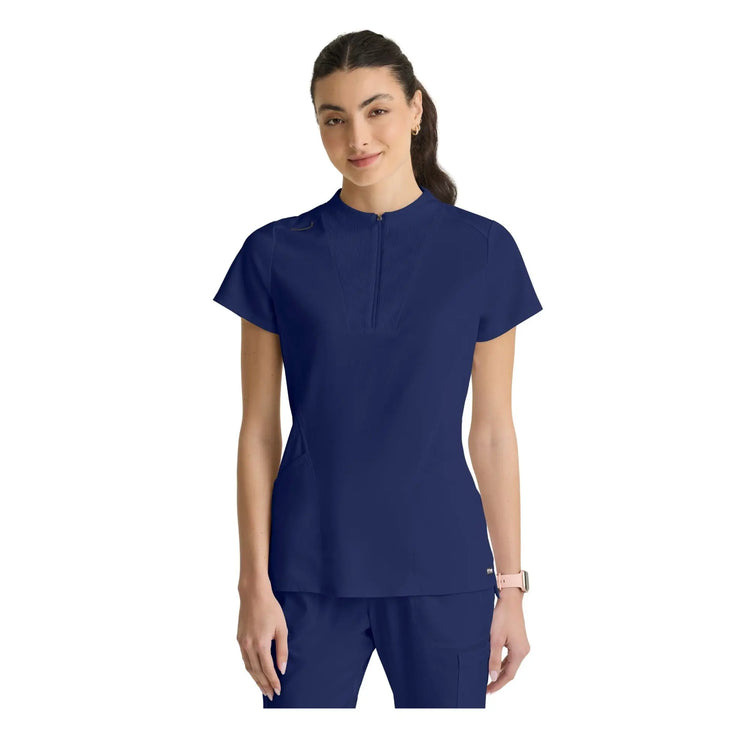 Kristi - High neck zipped tunic - Women - Grey’s Anatomy Stretch Grey’s Anatomy 