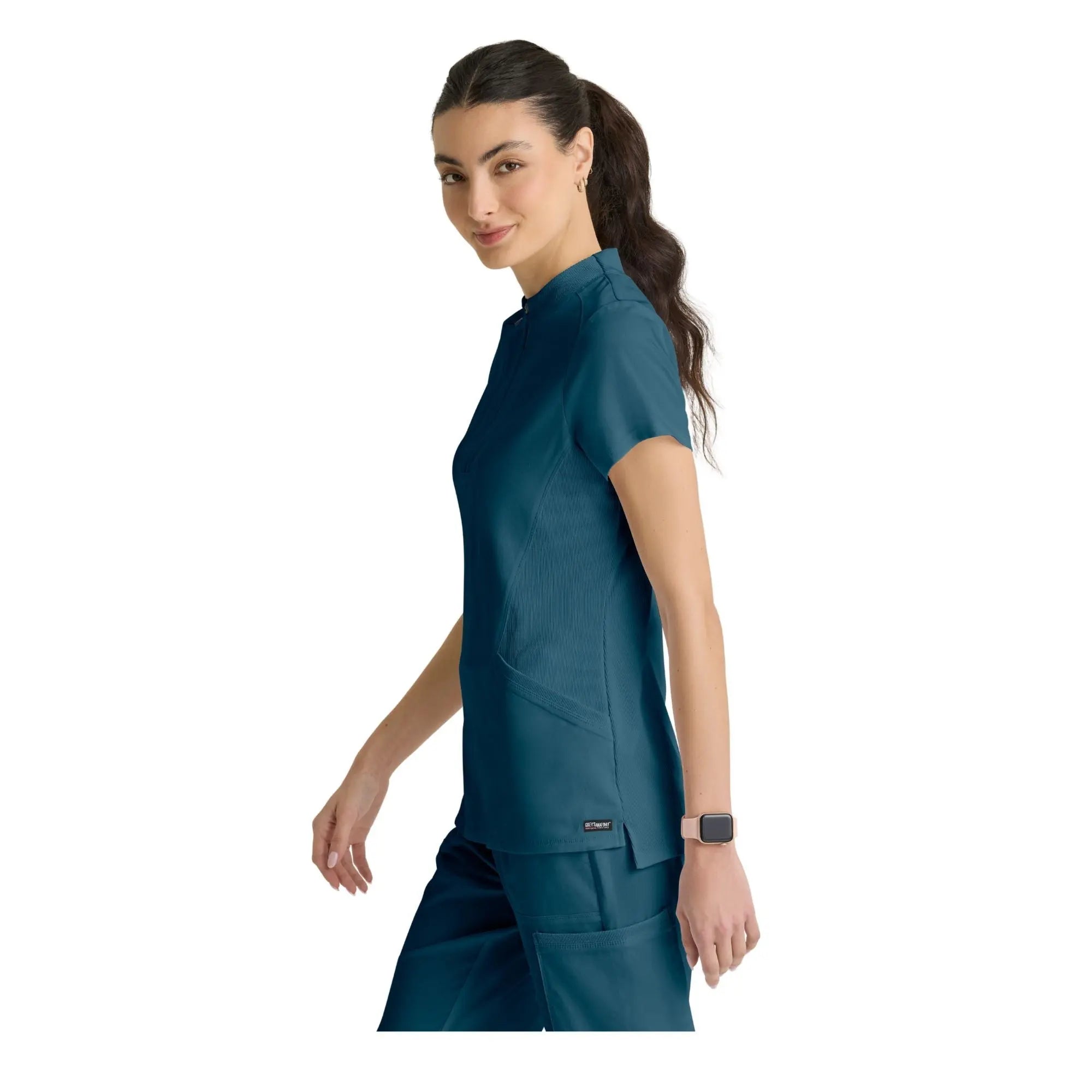 Kristi - High neck zipped tunic - Women - Grey’s Anatomy Stretch Grey’s Anatomy 