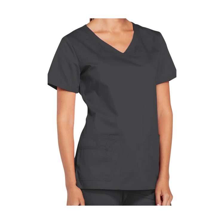 La Rochelle - Tunique col V - Femme - Cherokee Cherokee Authentic Workwear  Anthracite-3XL