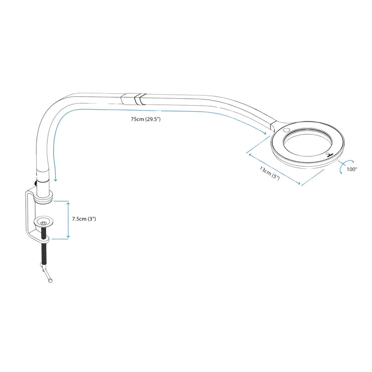 Omega 3.5 LED magnifying lamp - Ruck Ruck 