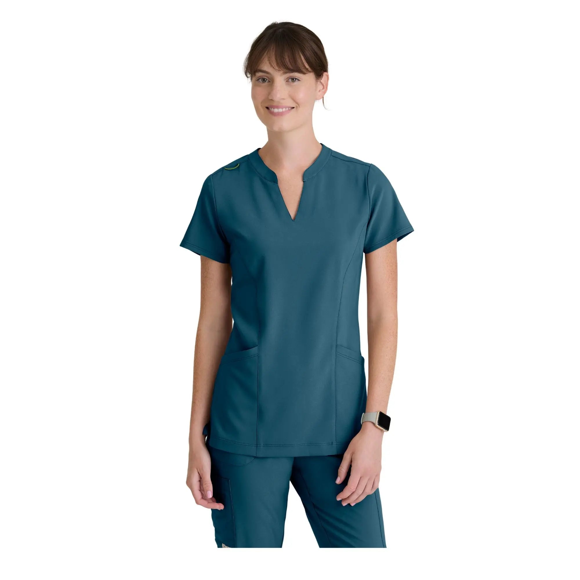 Louisa - Notched collar tunic - Women - Grey’s Anatomy Evolve Grey’s Anatomy 