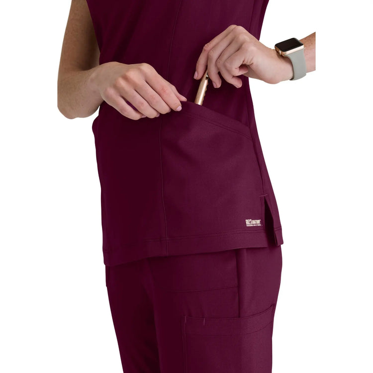 Louisa - Notched collar tunic - Women - Grey’s Anatomy Evolve Grey’s Anatomy 