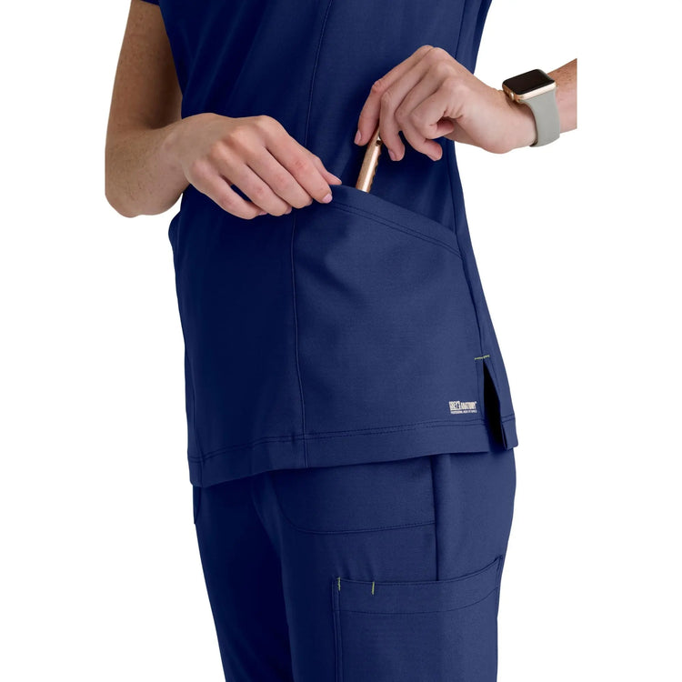 Louisa - Notched collar tunic - Women - Grey’s Anatomy Evolve Grey’s Anatomy 