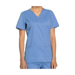 Mérignac - Tunique col en V - Femme - Cherokee Cherokee Authentic Workwear  Bleu-Ciel-3XL