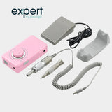 Kit micromoteur portable PODO38S - Rose - 30 000 tr/min - Avec pièce à main démontable
