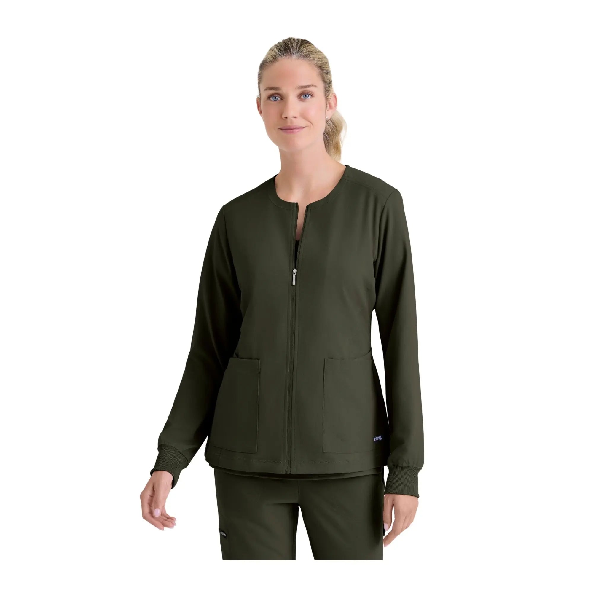 Mila - Round neck medical jacket - Women - Grey’s Anatomy Stretch Grey’s Anatomy 