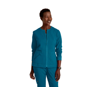 Millie - Veste médicale Zip - Femme - Grey’s Anatomy Stretch Grey’s Anatomy  Bleu Bahamas / XL