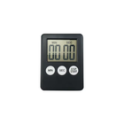 Digital timer with button cell battery - Ideal for orthotics - black
