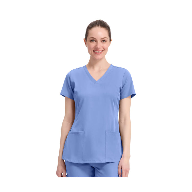 Monique - Tunique médicale - Col V - Femme - Healing Hands - 1 Healing Hands  Bleu Ciel / 3XL