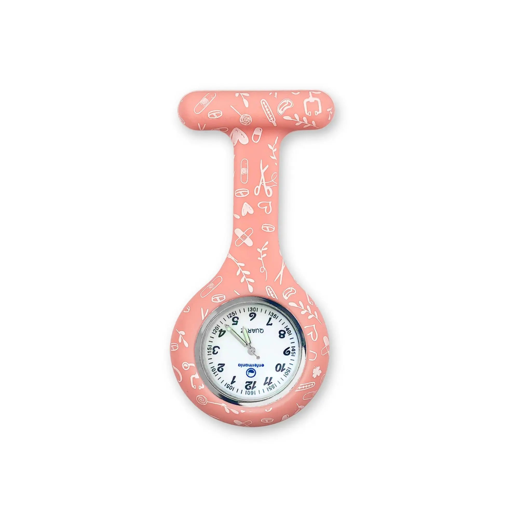 Montre analogique avec boîtier en silicone imprimé infirmière - Plusieurs coloris - My Blouse My Blouse 