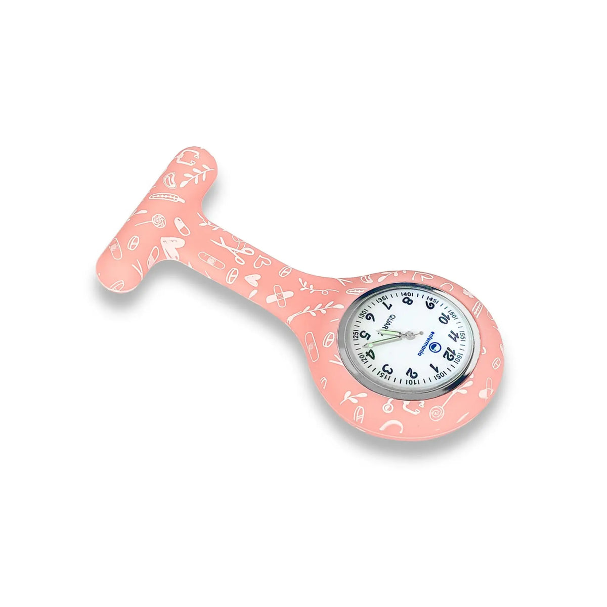 Montre analogique avec boîtier en silicone imprimé infirmière - Plusieurs coloris - My Blouse My Blouse 
