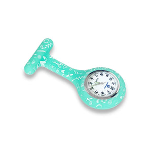 Montre analogique avec boîtier en silicone imprimé infirmière - Plusieurs coloris - My Blouse My Blouse 