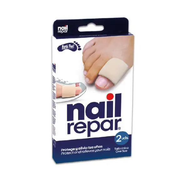 Nailrepar - Orthèse tissulaire avec corps interne en silicone - Réparation des ongles - HerbiFeet Herbifeet 