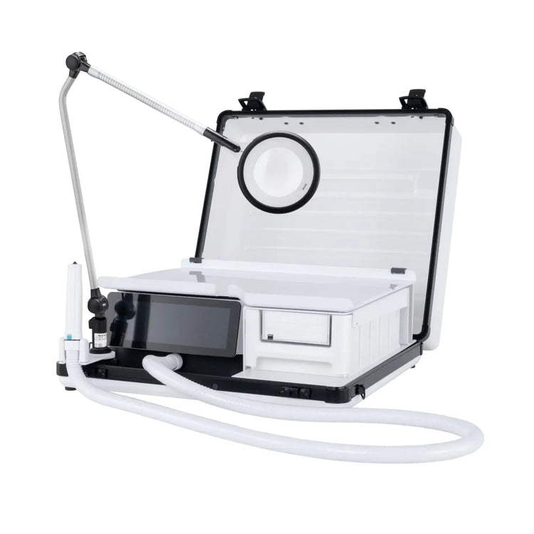 Pack - Étui rigide + Micromoteur Podolog Nova Pro + Lampe Loupe Ruck  Lampe-Loupe-Noire