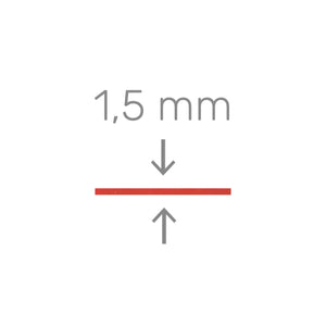 Poron 94 Red Slow Memory - Shore 10-15 - 1,5 mm / 2 mm / 3 mm