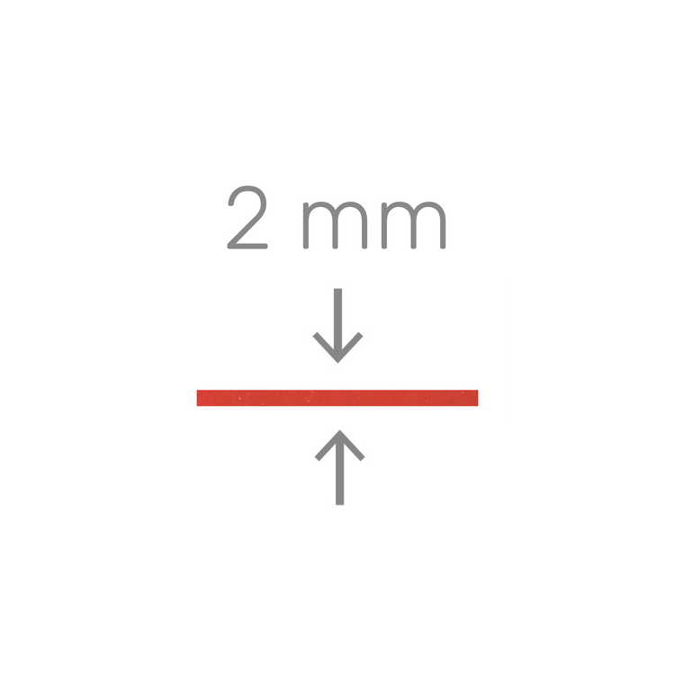 Poron 94 Red Slow Memory - Shore 10-15 - 1.5 mm / 2 mm / 3 mm