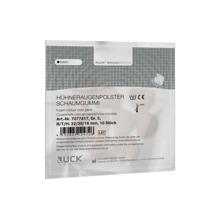 Protection pour orteil en mousse caoutchouc - 3 tailles disponibles - Ruck Ruck 