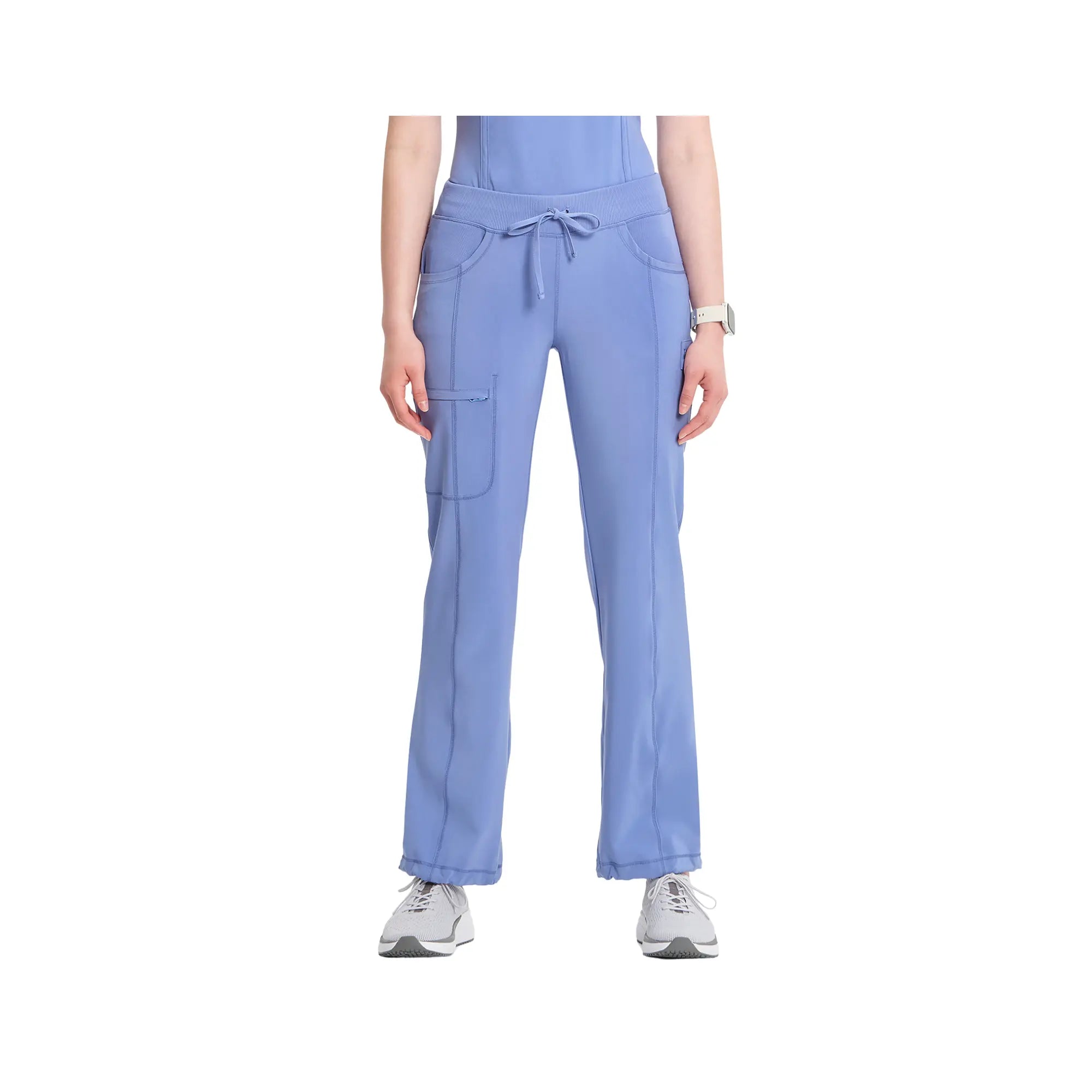 Quimper - Pantalon droit cordon de serrage - Femme - Cherokee Cherokee Medical Uniforms  Bleu-Ciel-3XL