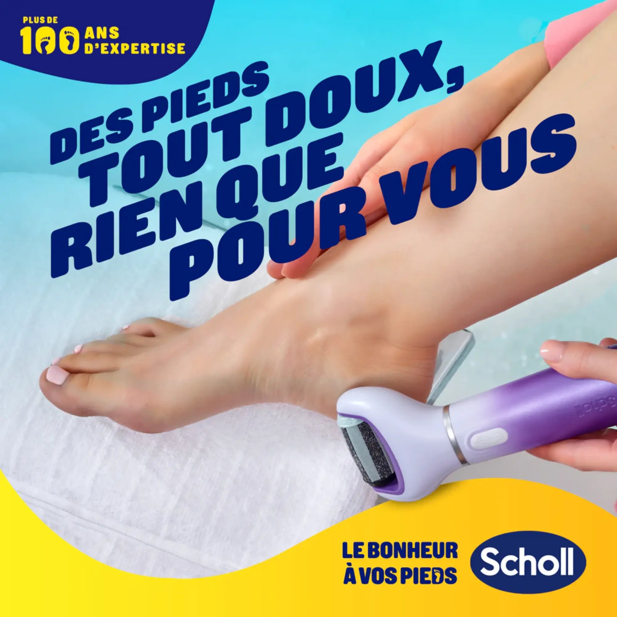 Râpe de Pédicurie Électrique 2 en 1 - Exfoliante et Lissante - Scholl Scholl 
