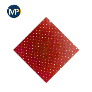 Recouvrement My Carefoam 35 perforé - 2,5 mm - Shore 33 - 1 x 1 m - rouge MP  Perforé-Rouge
