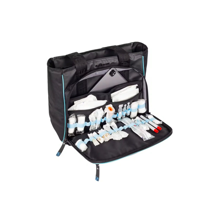 TECBAG technical bag for home - Gray / turquoise blue - Elite Bags Elite Bags 