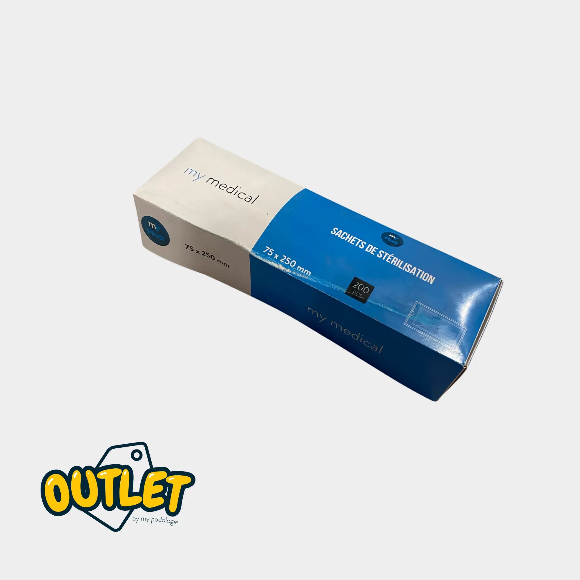 Sachets de stérilisation à fermeture autocollante - MediStock // Destockage My Podologie 