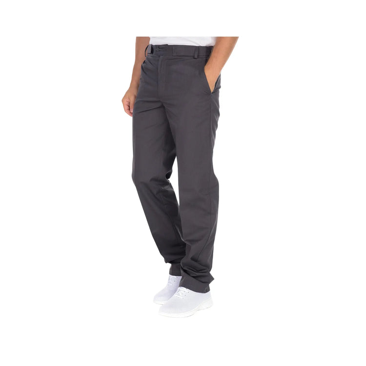 Sylvain - Pantalon - Homme - Ceinture réglable - 3 poches My Blouse  Anthracite-T62