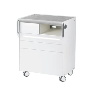 Unité de Podologie "Room Move"- Taille M - Ruck Ruck  Béton-3-avec-LED-compartiment-micromoteur-à-droite