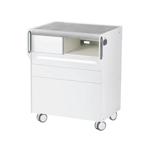 Unité de Podologie "Room Move"- Taille M - Ruck Ruck  Béton-3-avec-LED-compartiment-micromoteur-à-droite