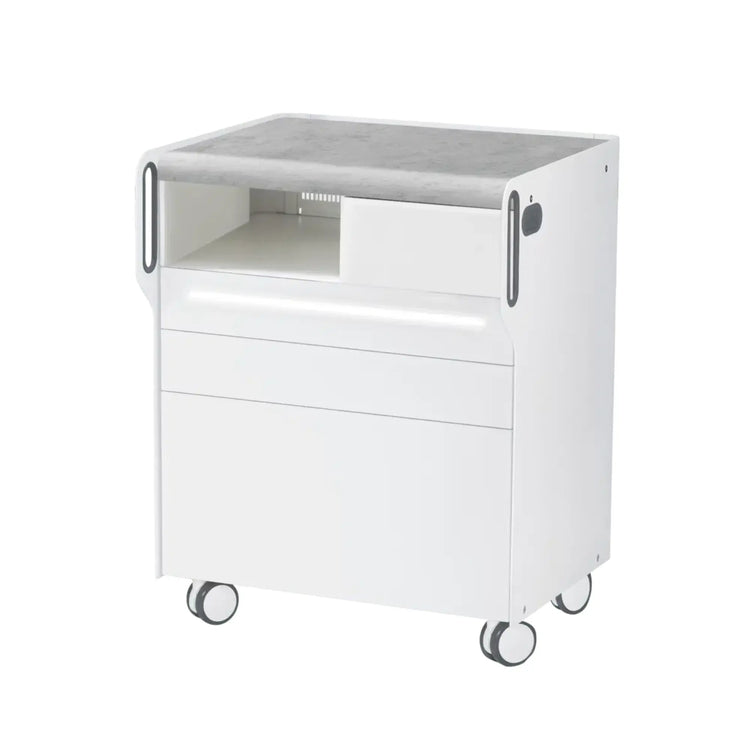 Unité de Podologie "Room Move"- Taille M - Ruck Ruck  Béton-3-avec-LED-compartiment-micromoteur-à-gauche