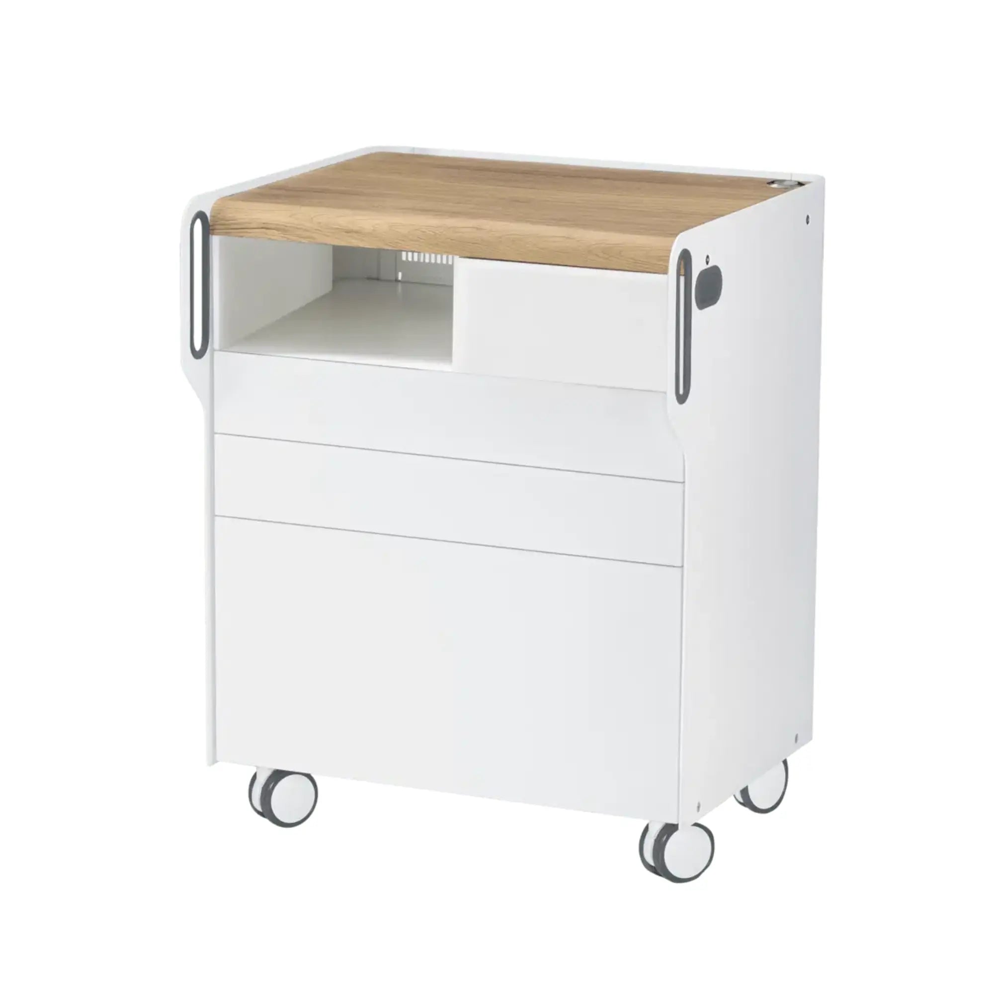 Unité de Podologie "Room Move"- Taille M - Ruck Ruck  Chêne-3-compartiment-micromoteur-à-gauche-Cercle-X