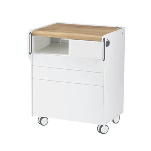 Unité de Podologie "Room Move"- Taille M - Ruck Ruck  Chêne-3-compartiment-micromoteur-à-gauche-Cercle-X