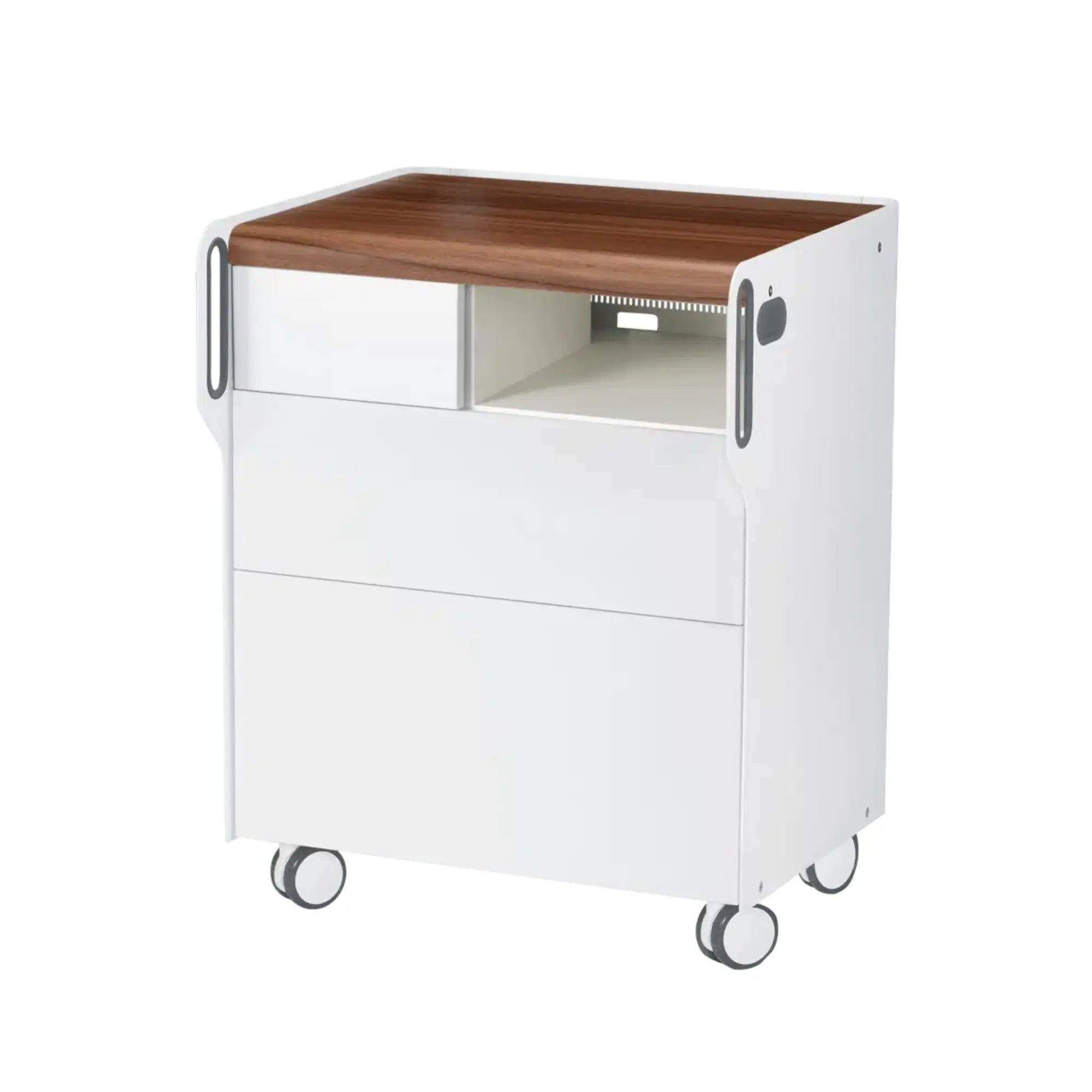 Unité de Podologie "Room Move"- Taille M - Ruck Ruck  Noyer-2-compartiment-micromoteur-à-droite-Non