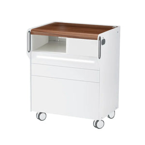 Unité de Podologie "Room Move"- Taille M - Ruck Ruck  Noyer-3-avec-LED-compartiment-micromoteur-à-gauche